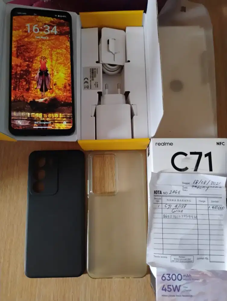 Realme c71 4+8/128 fullset no minus