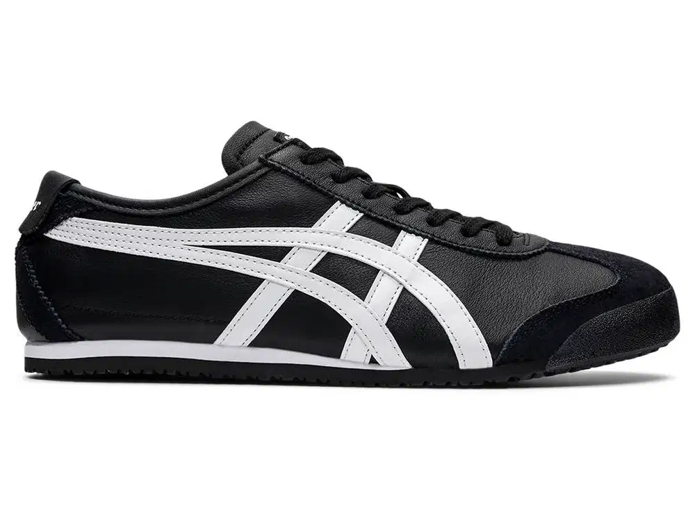 Sepatu ONITSUKA TIGER MEXICO 66 Black White Original Sneakers Casual