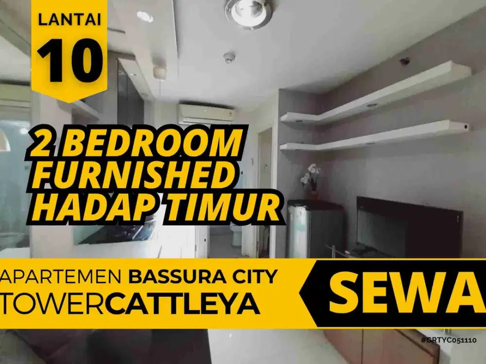 Tahunan  Bulanan Apartemen Bassura City Tower G Lantai 10 Hadap Timur