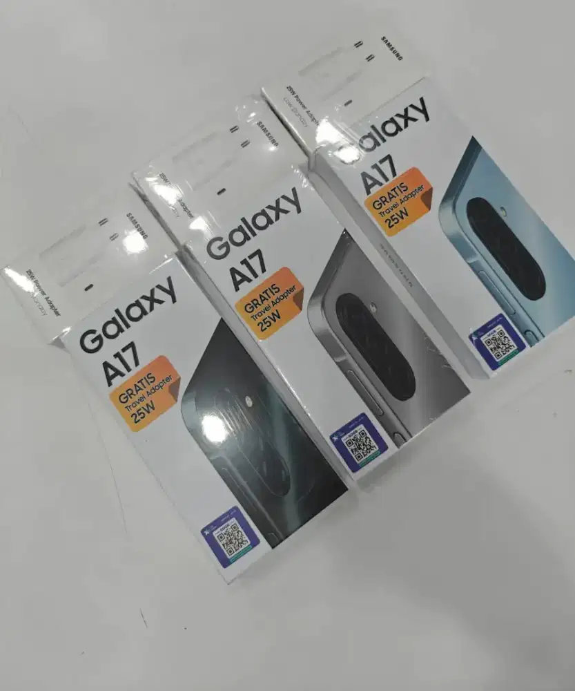 OBRAL SAMSUNG GALAXY A17 RAM 8/256GB FREE ADAPTOR 25W !! 100% ORIGINAL