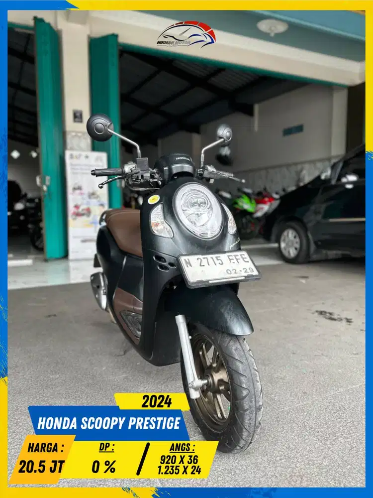 HONDA SCOOPY PRESTIGE 2024 LIKE NEW MASZEHH HIKMAH MOTOR KEPUH