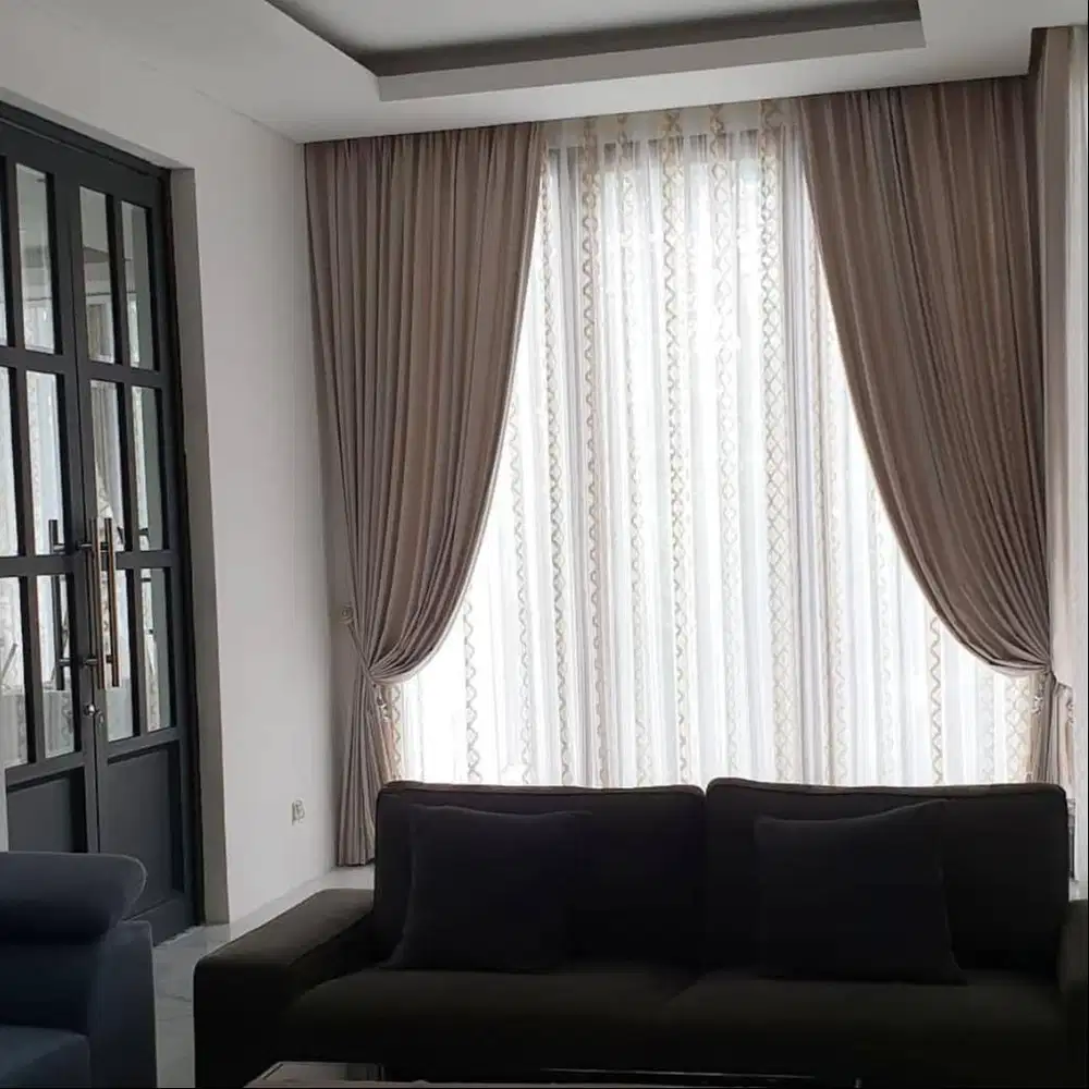 Produsen Tirai Gorden Jendela Gordyn Mewah Hordeng Model Terbaru Murah