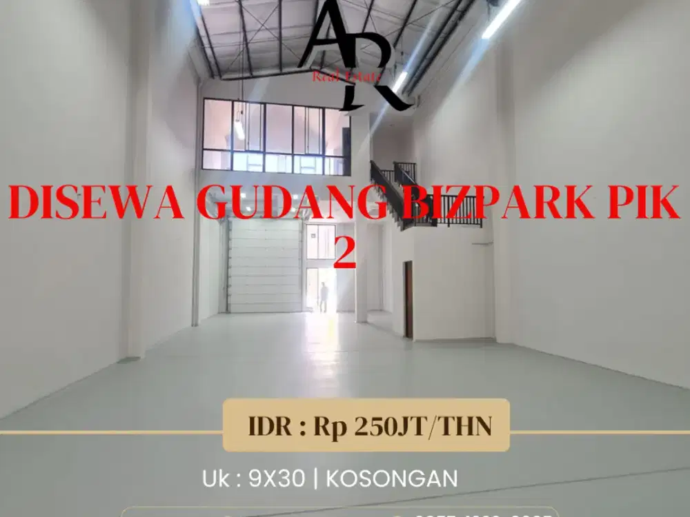 Disewa cepat gudang multiguna bizpark PIK 2