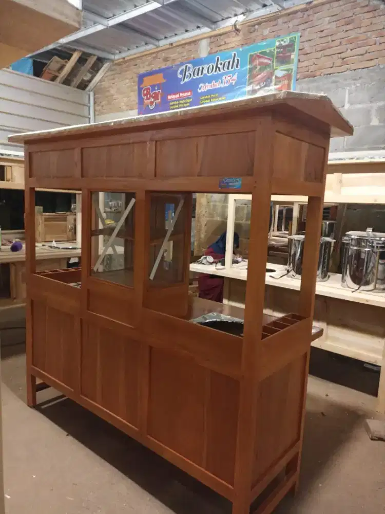 Gerobak Angkringan Bakso Mie Ayam PeceL Bubur Sate Martabak Ronde dlL