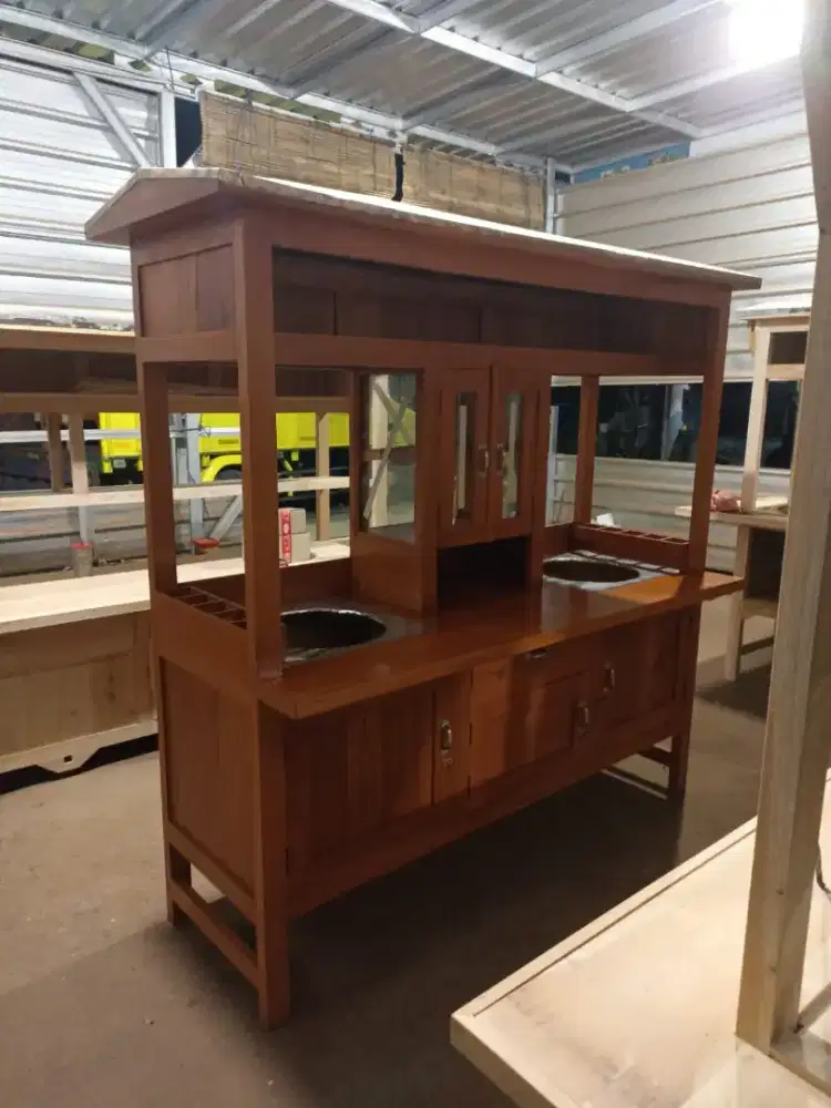 Gerobak Angkringan Bakso Mie Ayam PeceL Bubur Sate Martabak Ronde dlL