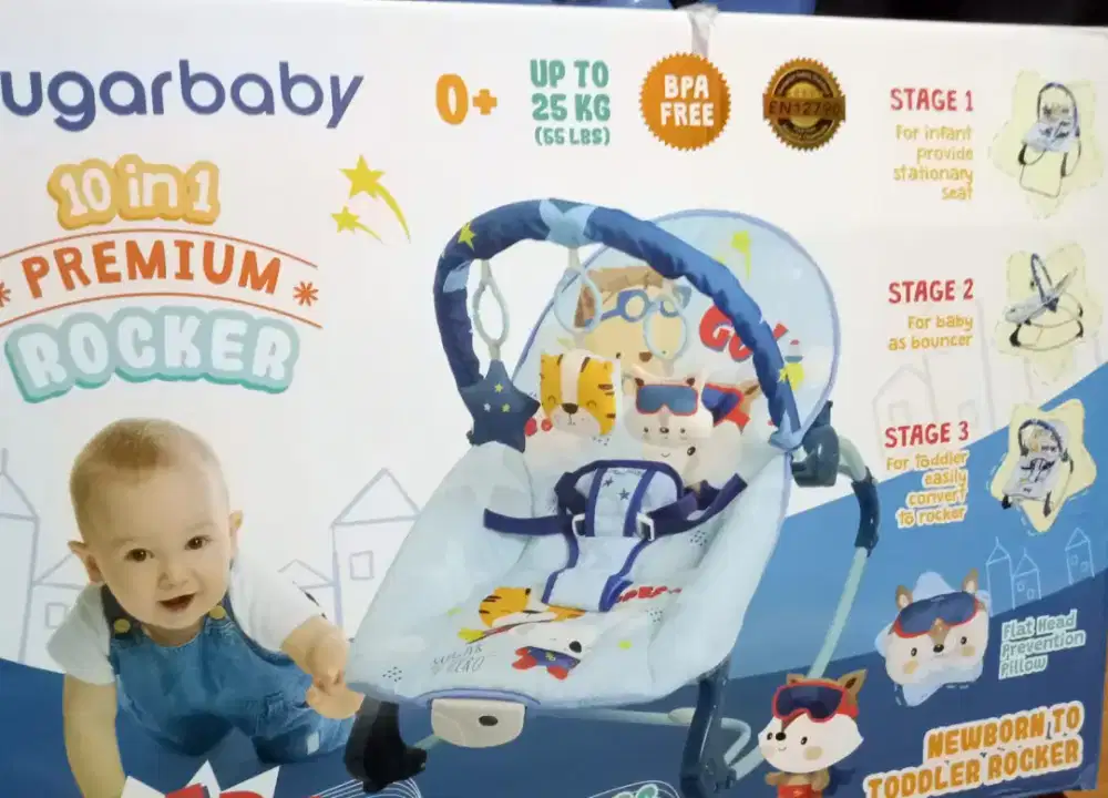 Baby bouncer 10 in 1