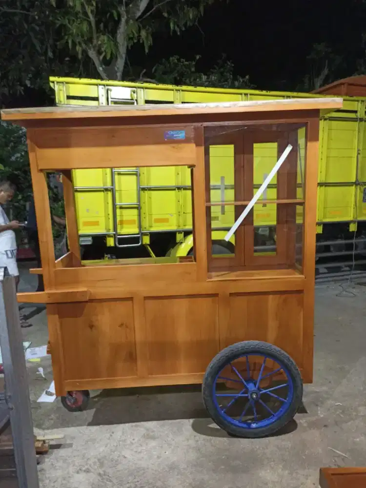 Gerobak Angkringan Bakso Mie Ayam PeceL Bubur Sate Martabak Ronde dlL