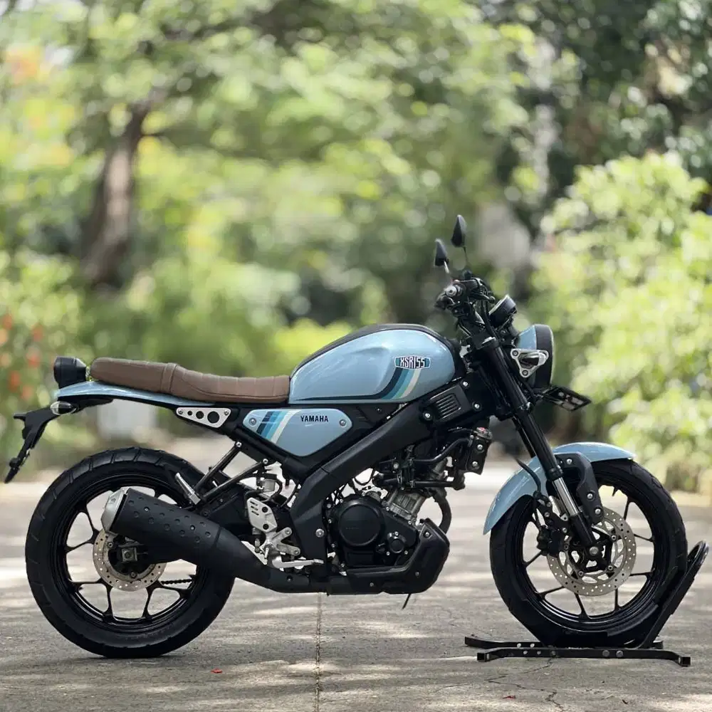 YAMAHA XSR 155 BIRU 2023 KM LOW PAJAK PANJANG SUPER GRESS