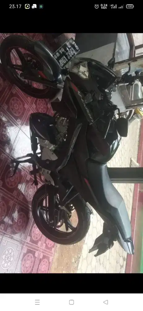 Yamaha Vixion 2015 hitam komplit