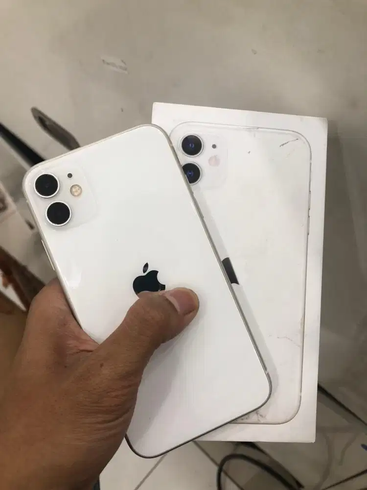 Iphone 11 64gb second ibox white fullset original