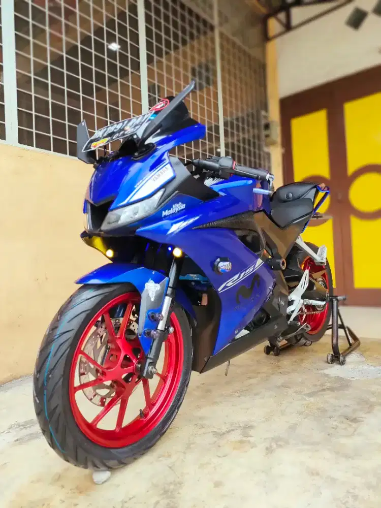 Yamaha R15 / YZF R 15 V3 2017, Blue Premium Metalic, Unit Mulus.