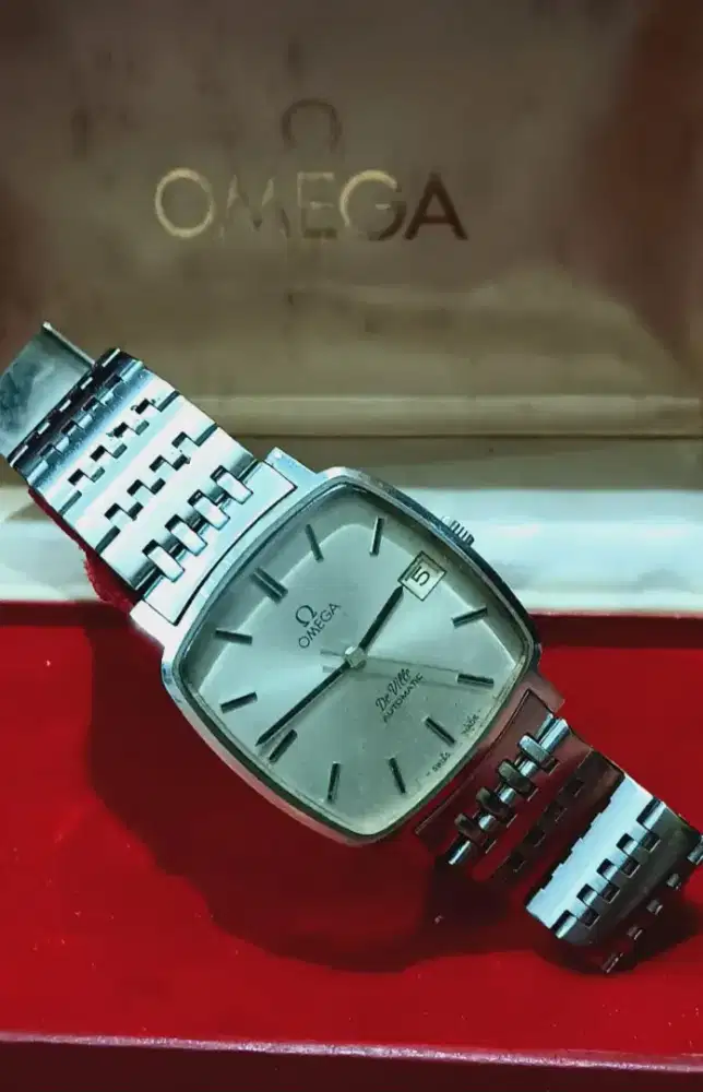 Jual Jam tangan cowok Omega Devil Automatic Original Swiss made