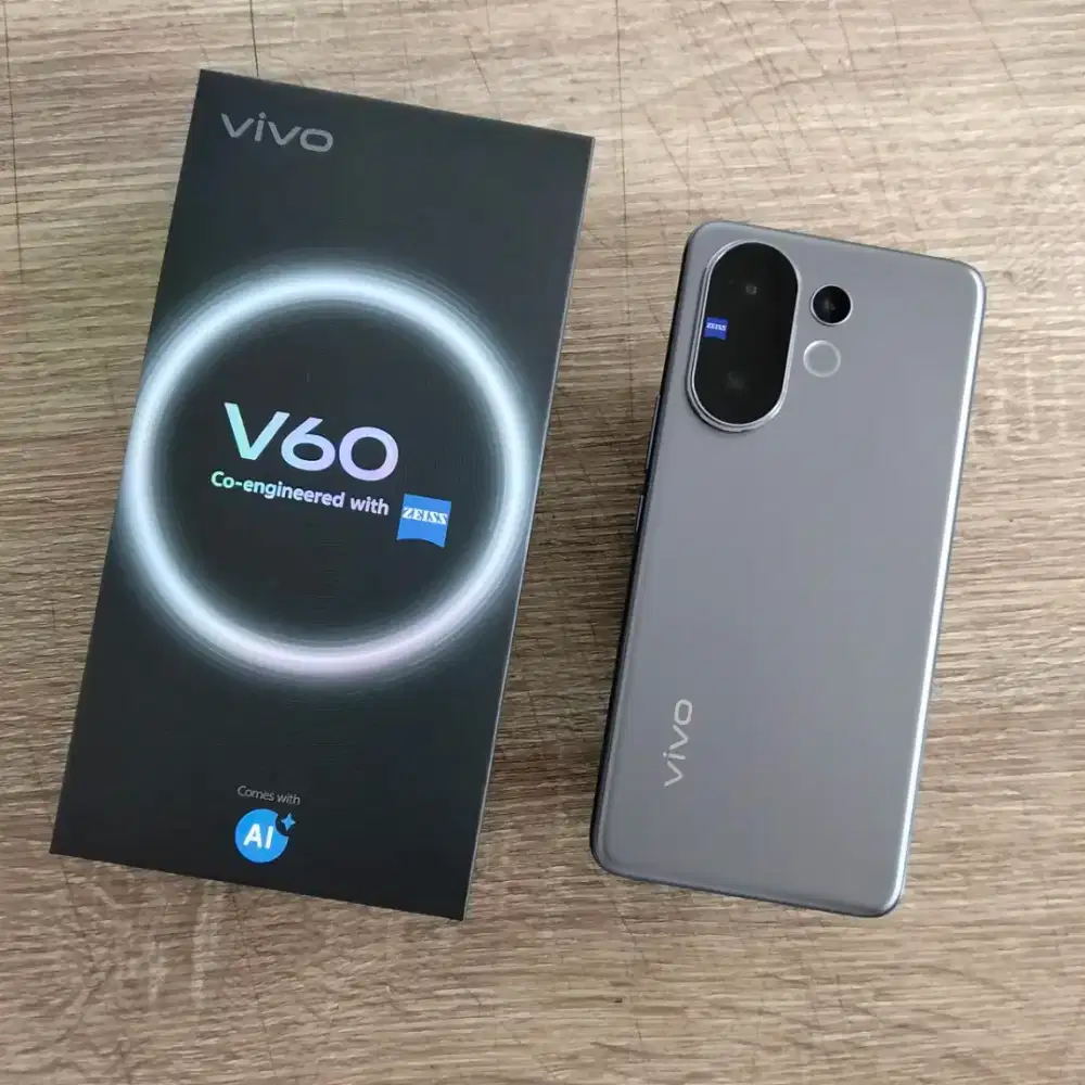 Vivo V60 5G ram24gb (12+12) memori 256gb garansi resmi termurah.