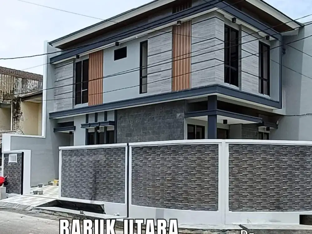 RUMAH HOOK 2 LANTAI DI BARUK UTARA