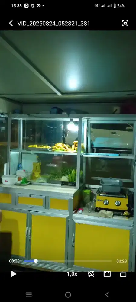 Dijual gerobak bekas