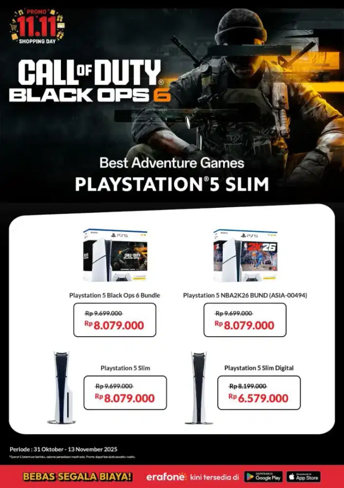 PROMO KREDIT PS5, CICILAN RINGAN TANPA DP! BUNGA 0%