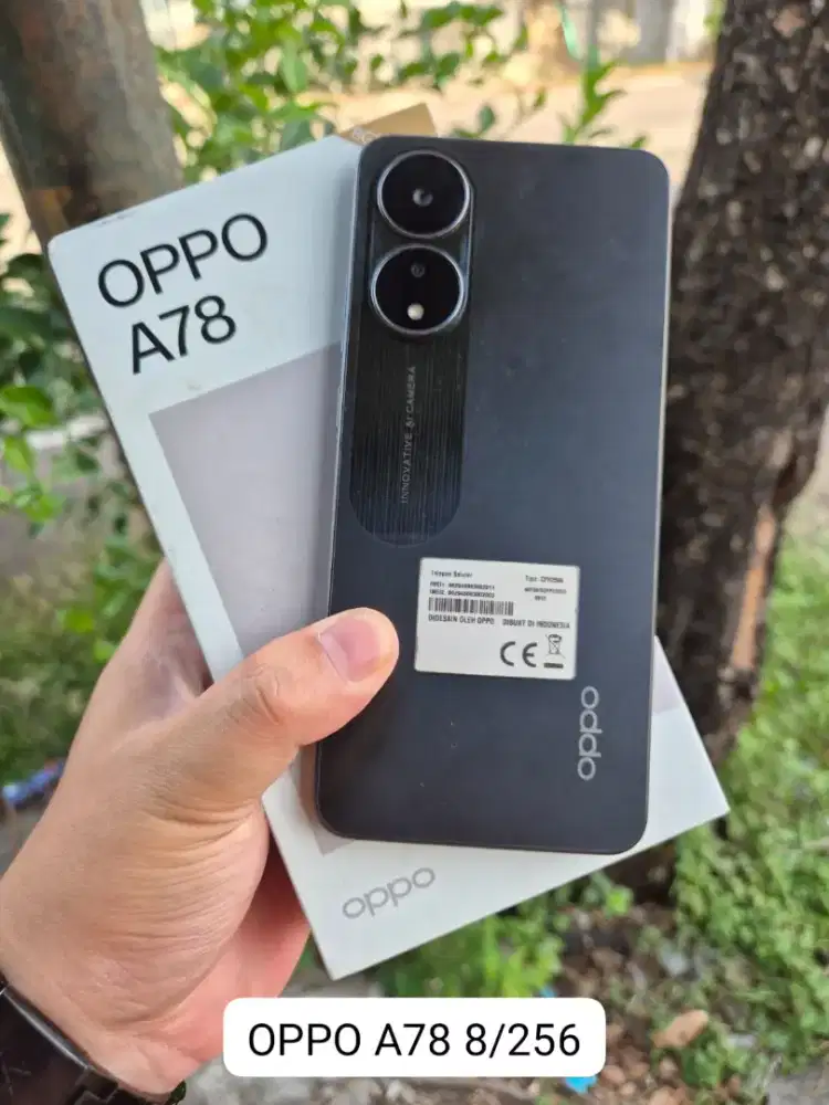 Oppo A78 8/256  Hitam