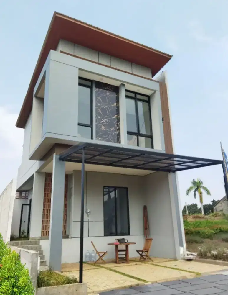 Rumah Baru di Cikutra Atas dekat Gasibu 2 Lantai 1M an SHM S pool