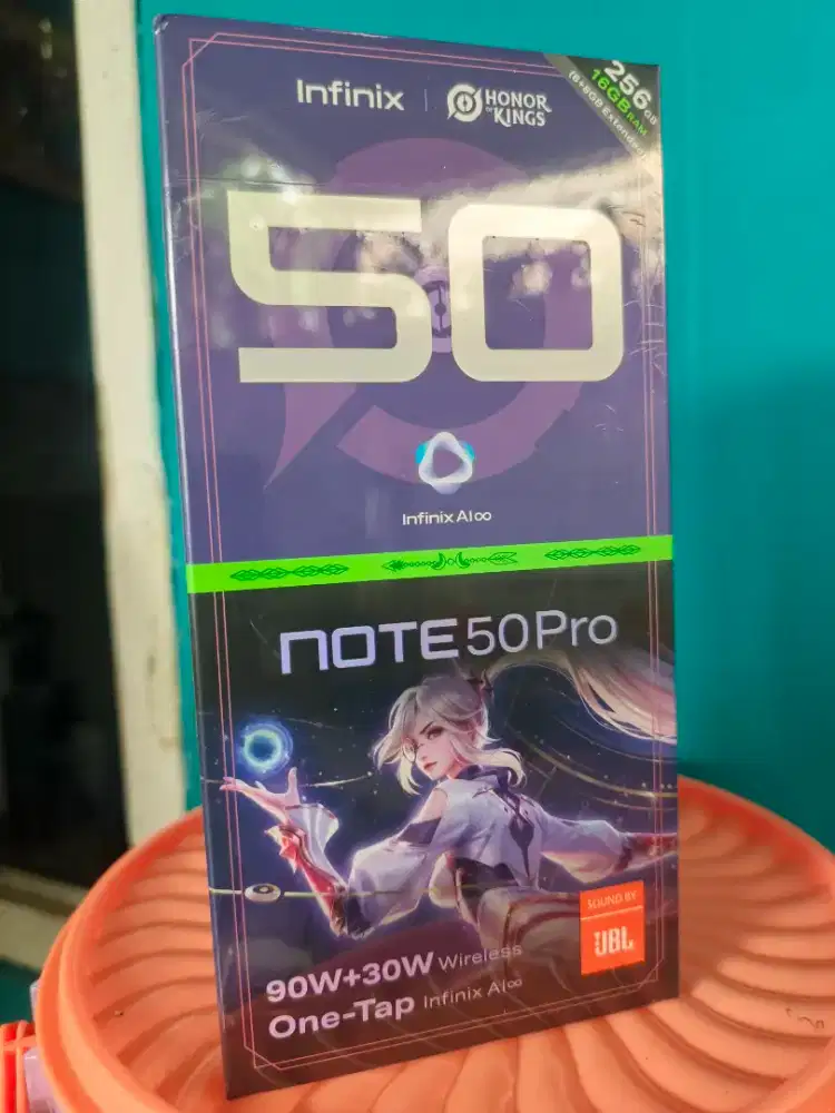 Infinix note 50pro racing edition ram 8/256GB baru segel garansi resmi