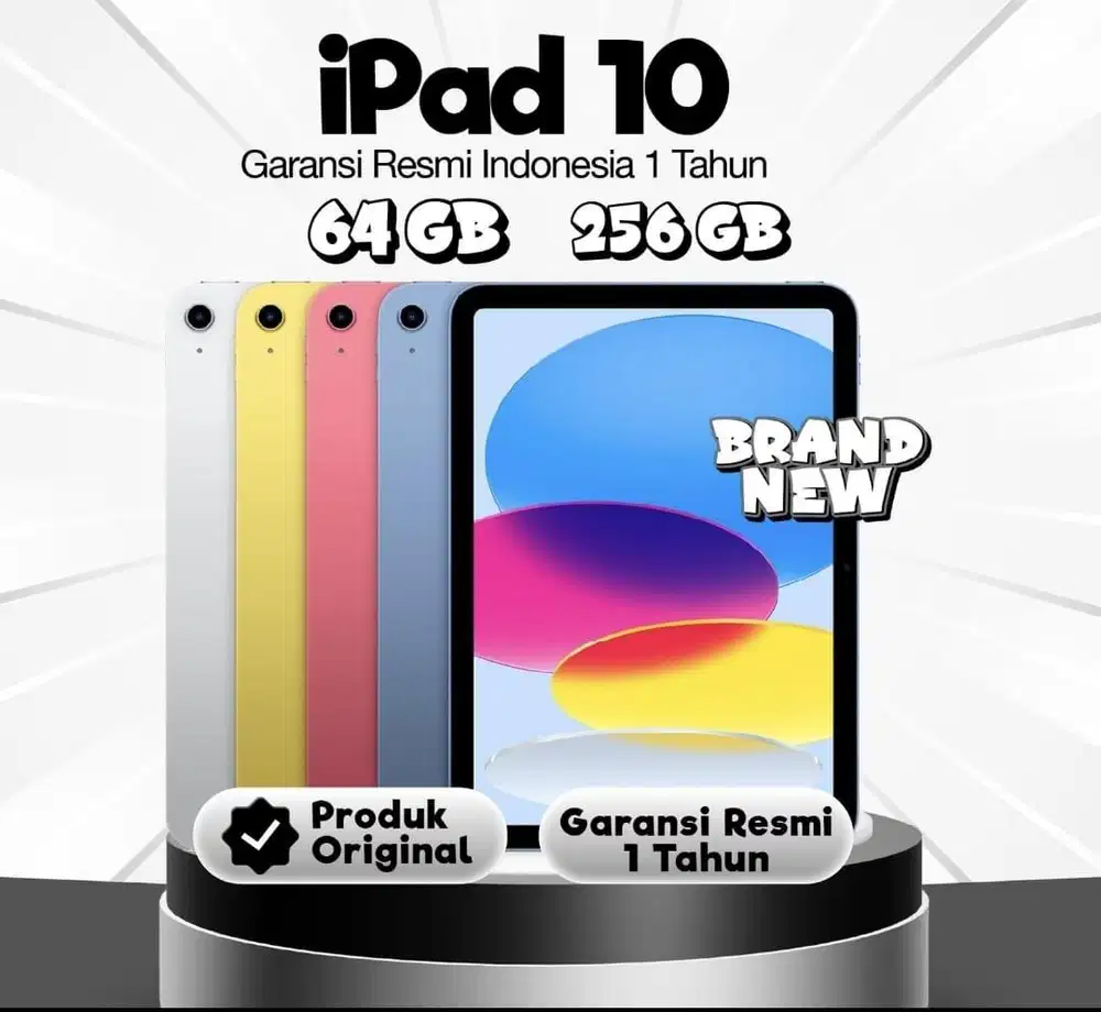 Kredit HP apa aja dr rumah,ACC baru ketoko,ipad 10 64 GB wifi only