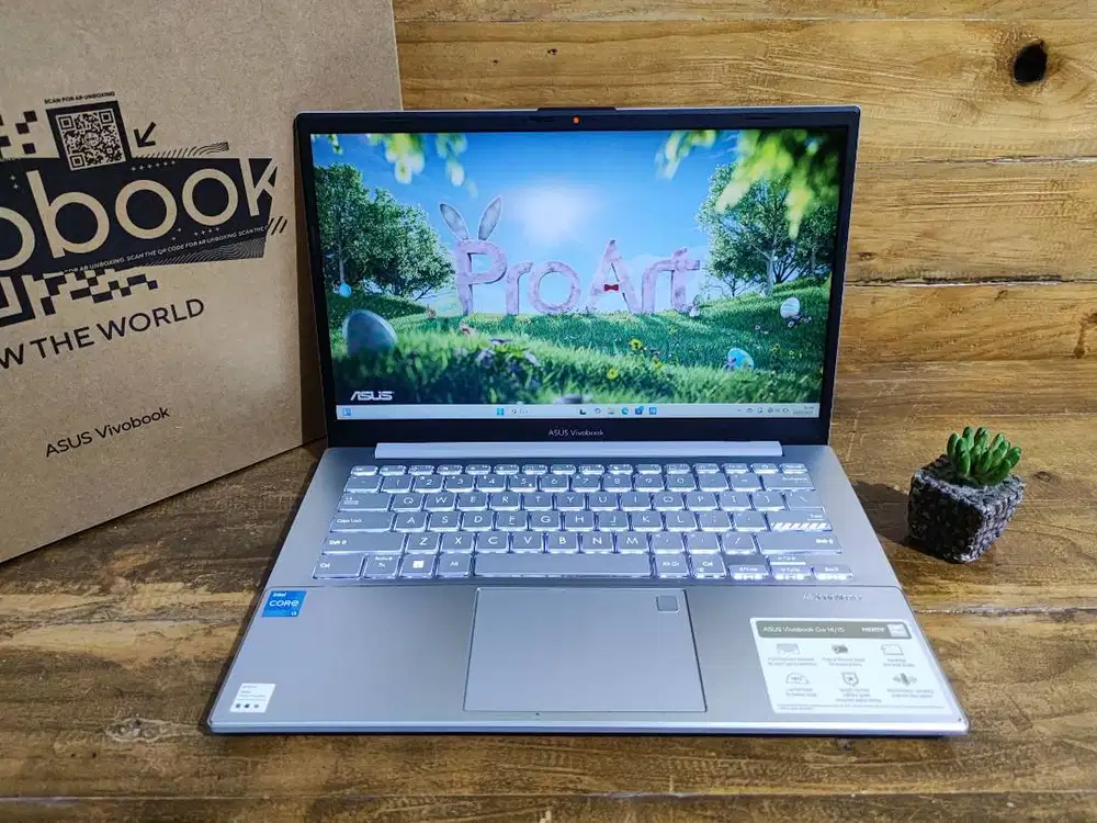 ASUS VivoBook 14 GO E1404GA i3-N305 8/512GB FHD FULLSET SILVER