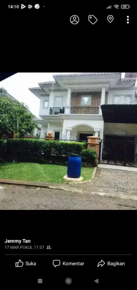 Rumah bagus harga murah siap huni di Cibubur legenda wisata dekat toll