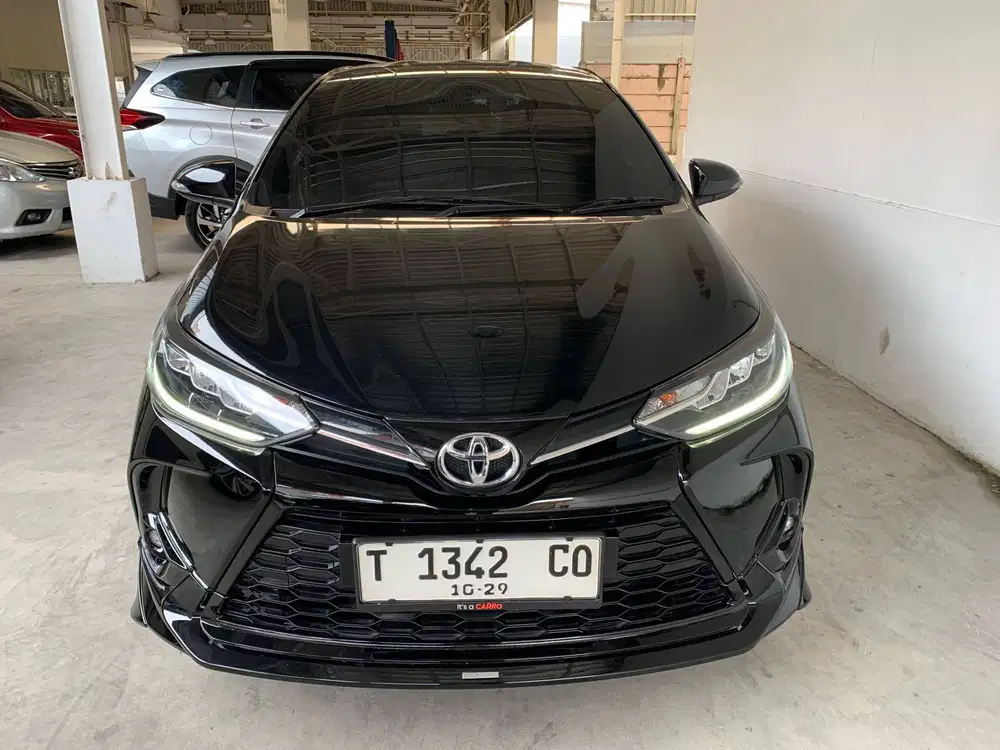Toyota Yaris S TRD AT 2021 Hitam PREMIUM T1342CO