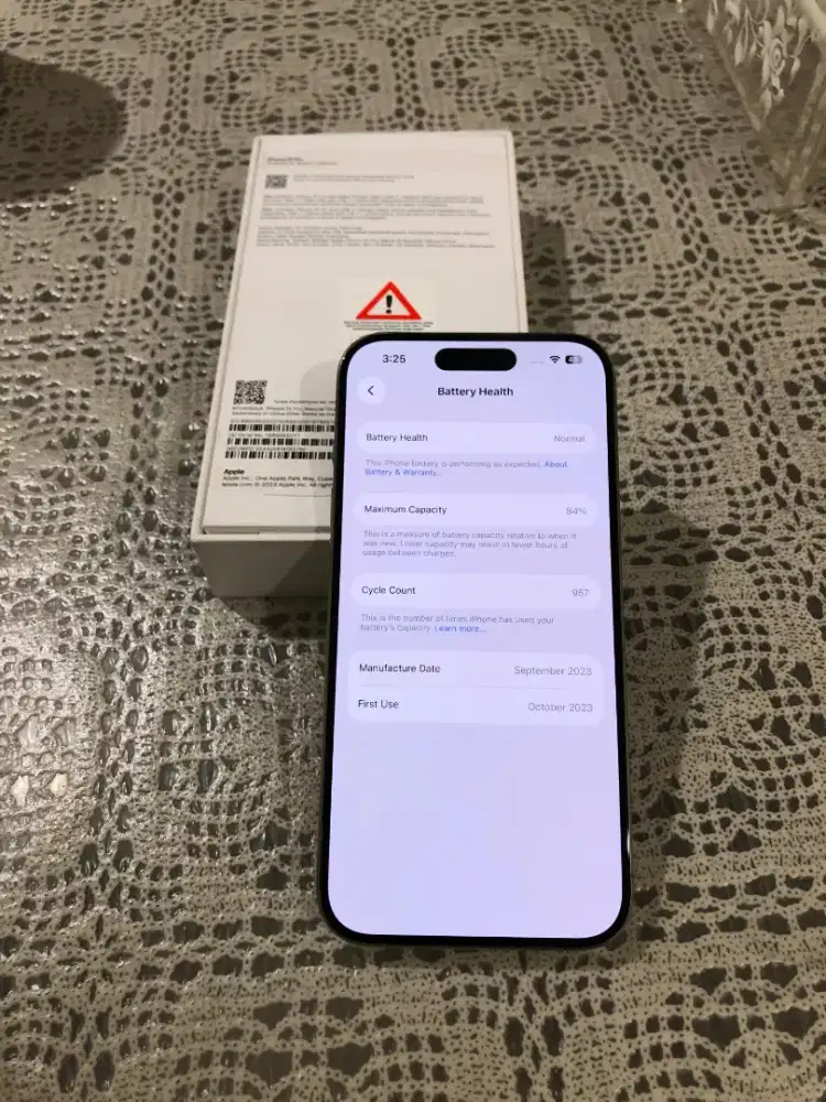 Iphone 15 pro ibox 128gb natural titanium mulus fullset resmi