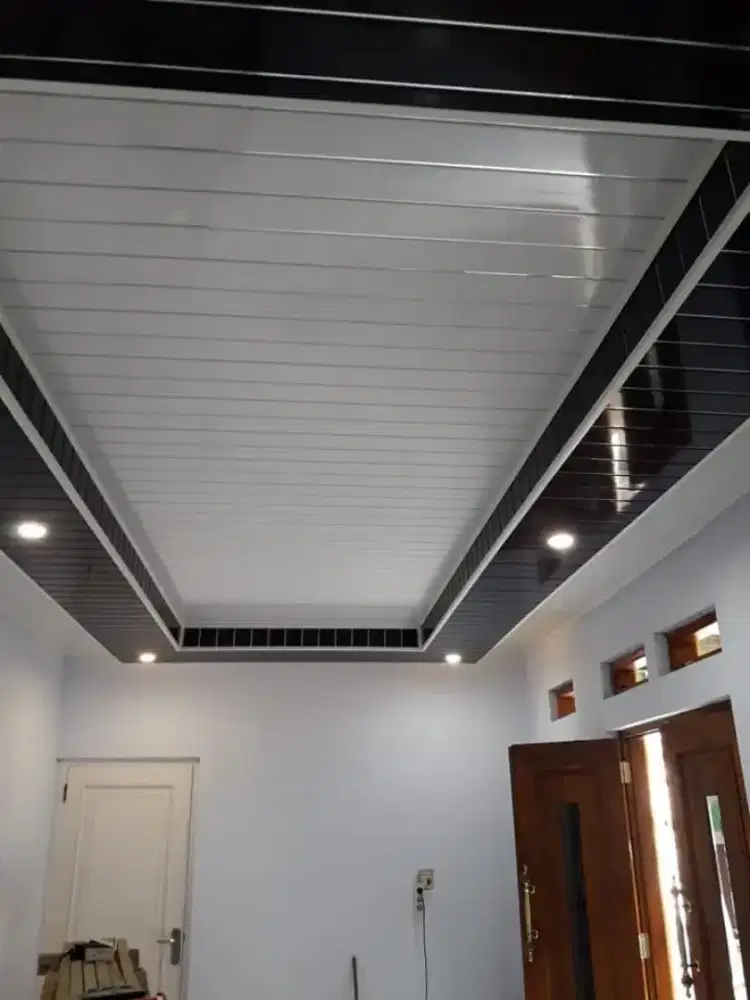 Plafon pvc ekonomis bahan import kokoh dan rapi
