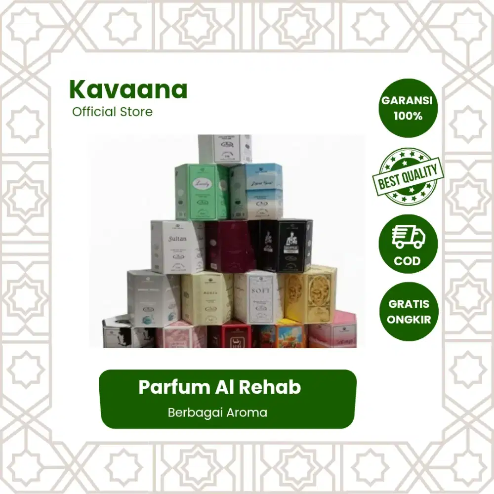 Parfum Al Rehab 6 ml | Parfum Non Alkohol