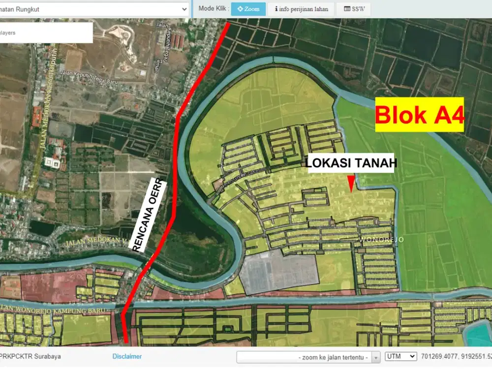 Jual tanah kesayangan di Bumi Wonorejo Asri