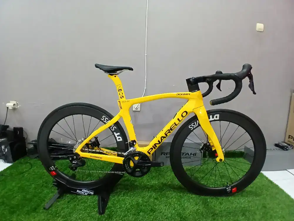ROADBIKE P1N4R3LL0 D0GM4 F12 DISCBRAKE YELLOW TDF ACM SIZE 46,5 SECOND