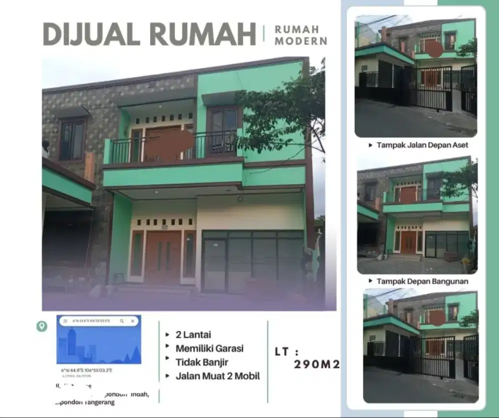 Dijual Rumah Cipondoh Indah