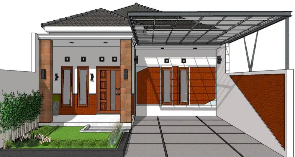 Rumah Minimalis Modern yang Aman dan Nyaman di Sleman Harga 700 Jt-an