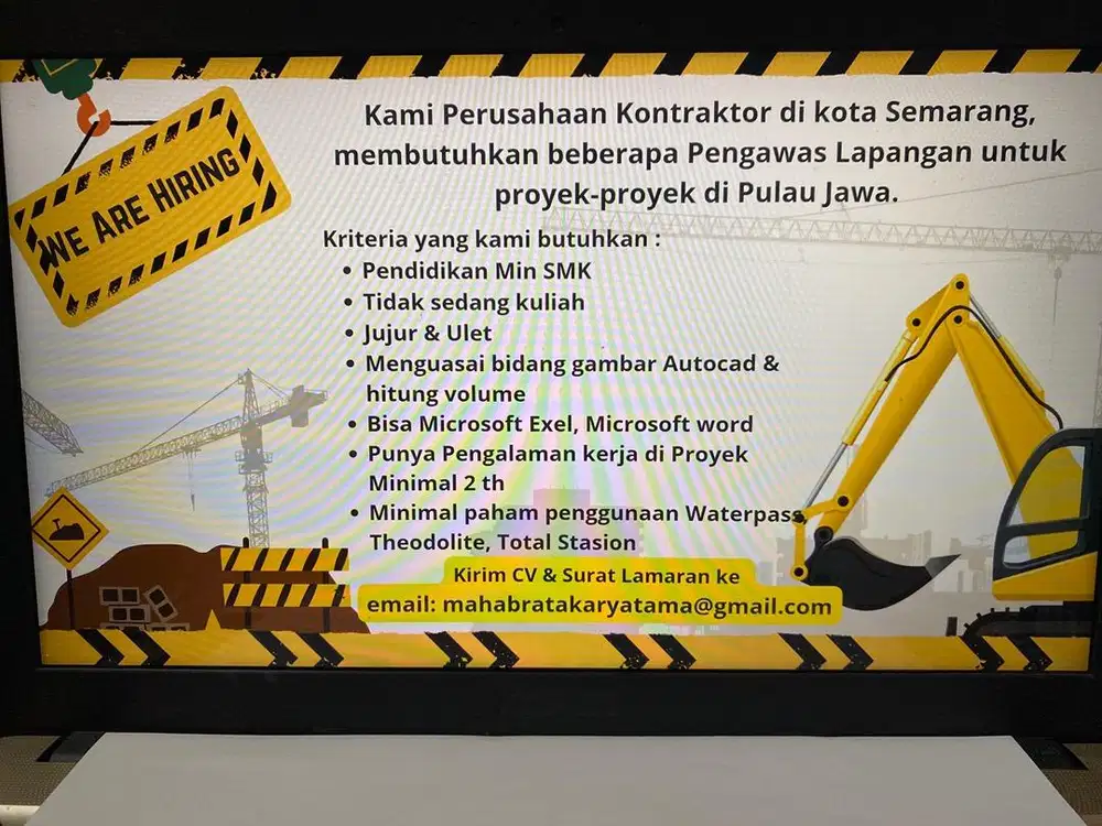 Loker Pengawas Proyek