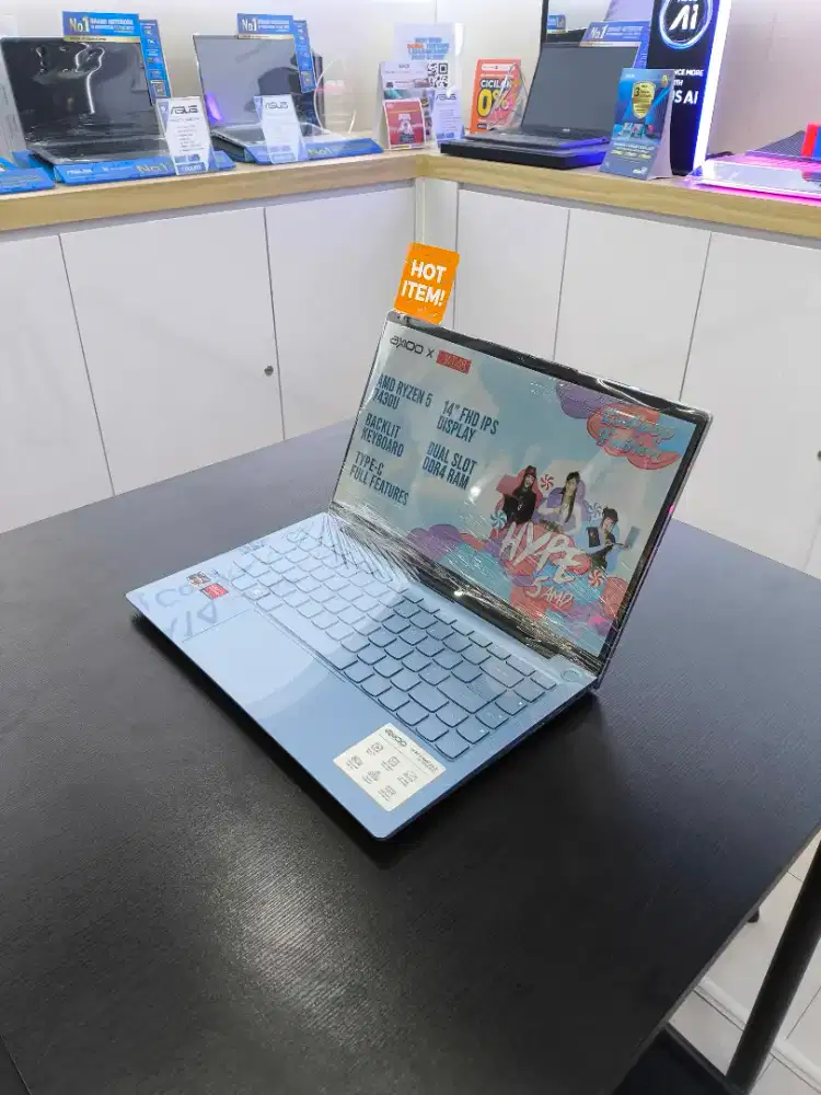 AXIOO HYPE 5 AMD X5 Ryzen 5 7430U 8/256 Kredit proses cepat dan mudah
