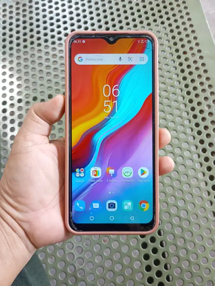 Infinix hot 9 play 2/32 retak sentuh normal