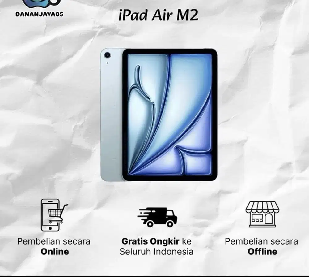 Kredit HP dr rumah,ACC baru ketoko,ipad Air M2 13 inci 128gb wifi only