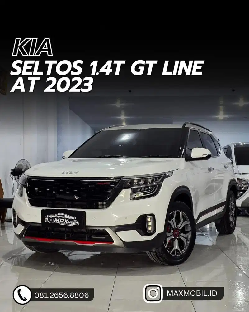 [ODO 18RB‼️] KIA SELTOS 1.4 GT LINE AT 2023 pemakain 2022