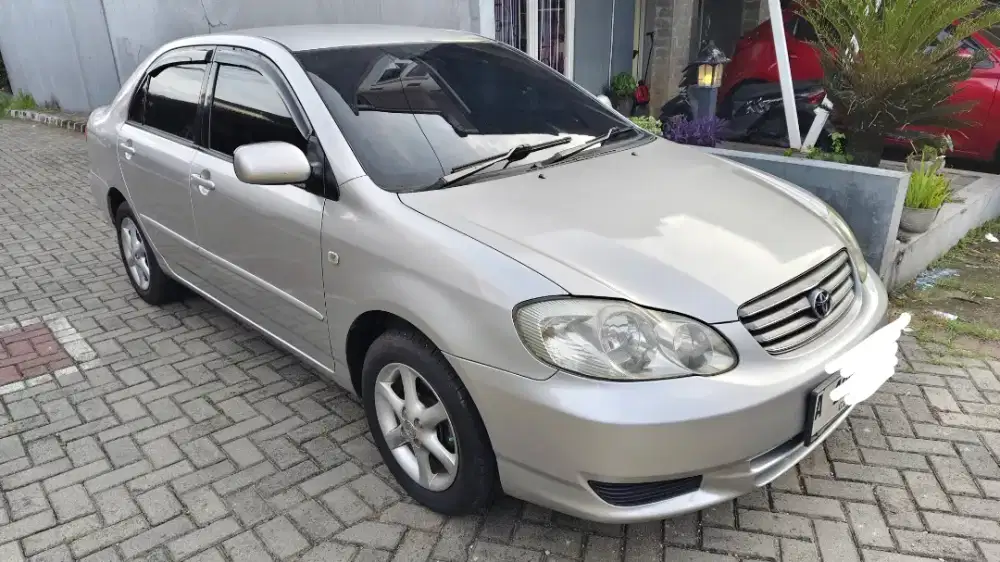 corolla altis, th2001, 1.8J Silver Metalik, ban baru