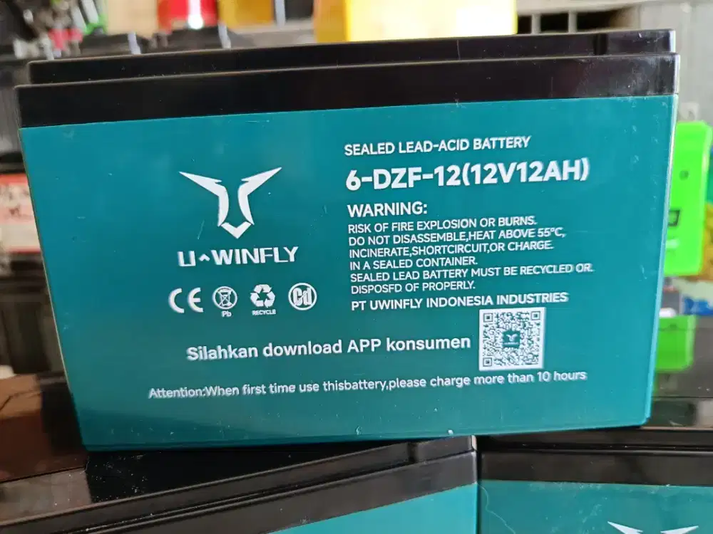 Aki second sepeda listrik