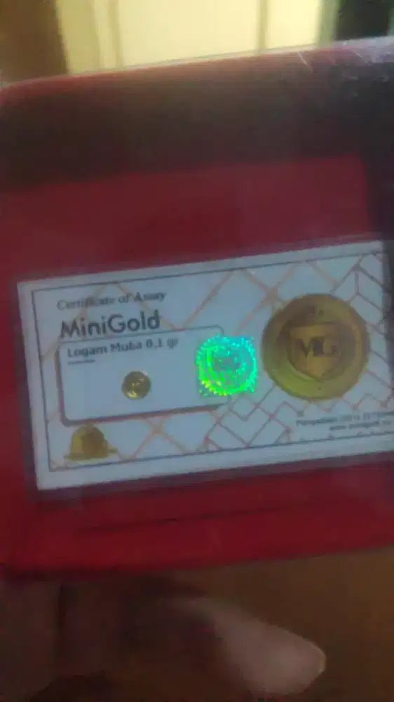 Emas mini gold 0,1 gram