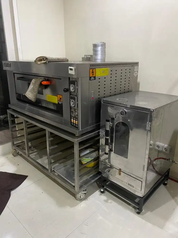 Oven Baking Roti dan kaki oven + steamer