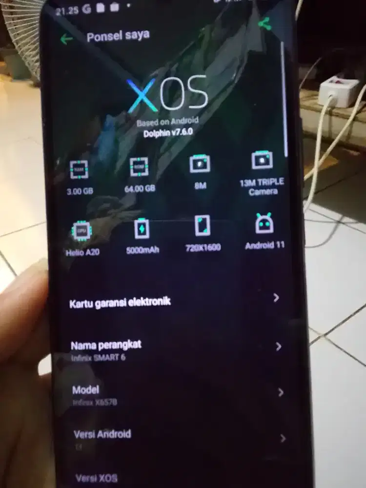 Di jual Hp Infinix smart 6