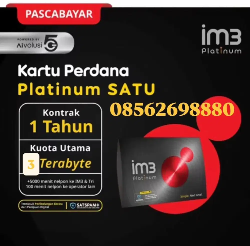 NOMOR CANTIK INDOSAT FREE 3000GB KUOTA