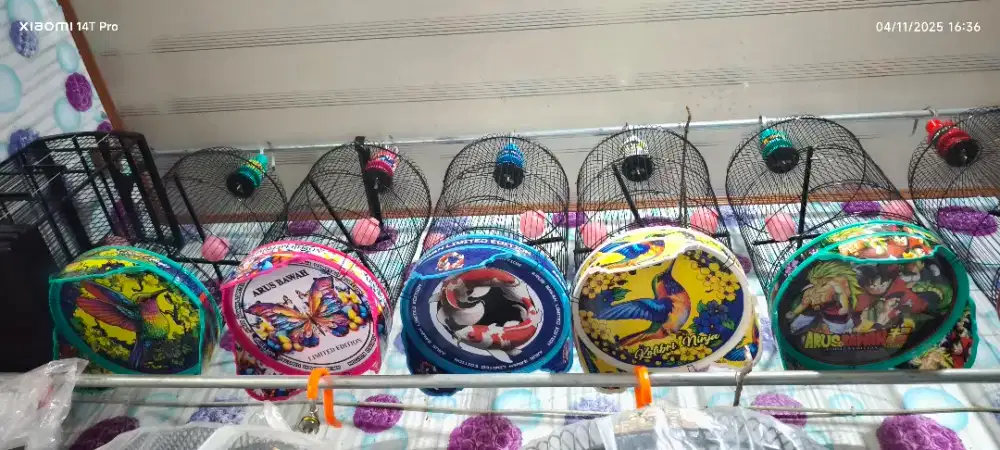 Kandang lb samgkar lovebird pvc decal