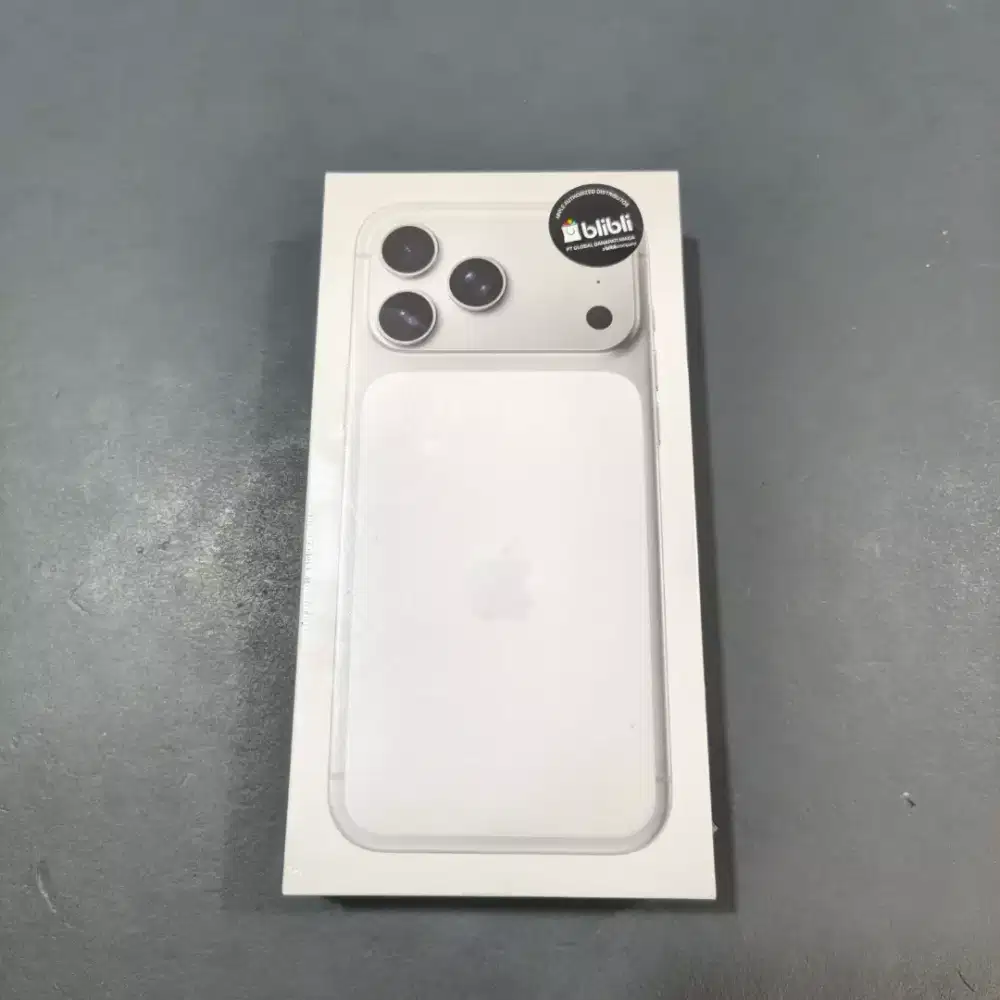 IPHONE 17 PRO MAX 512GB SILVER GARANSI RESMI
