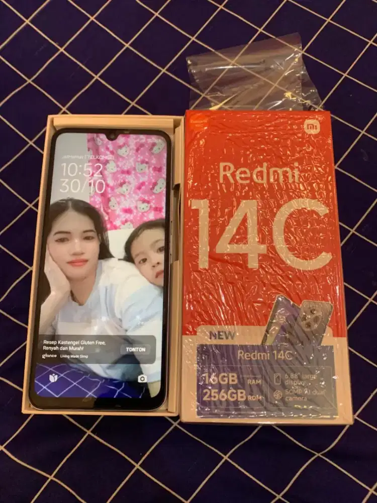 Jual hp redmi 14C ram 8/256 NFC