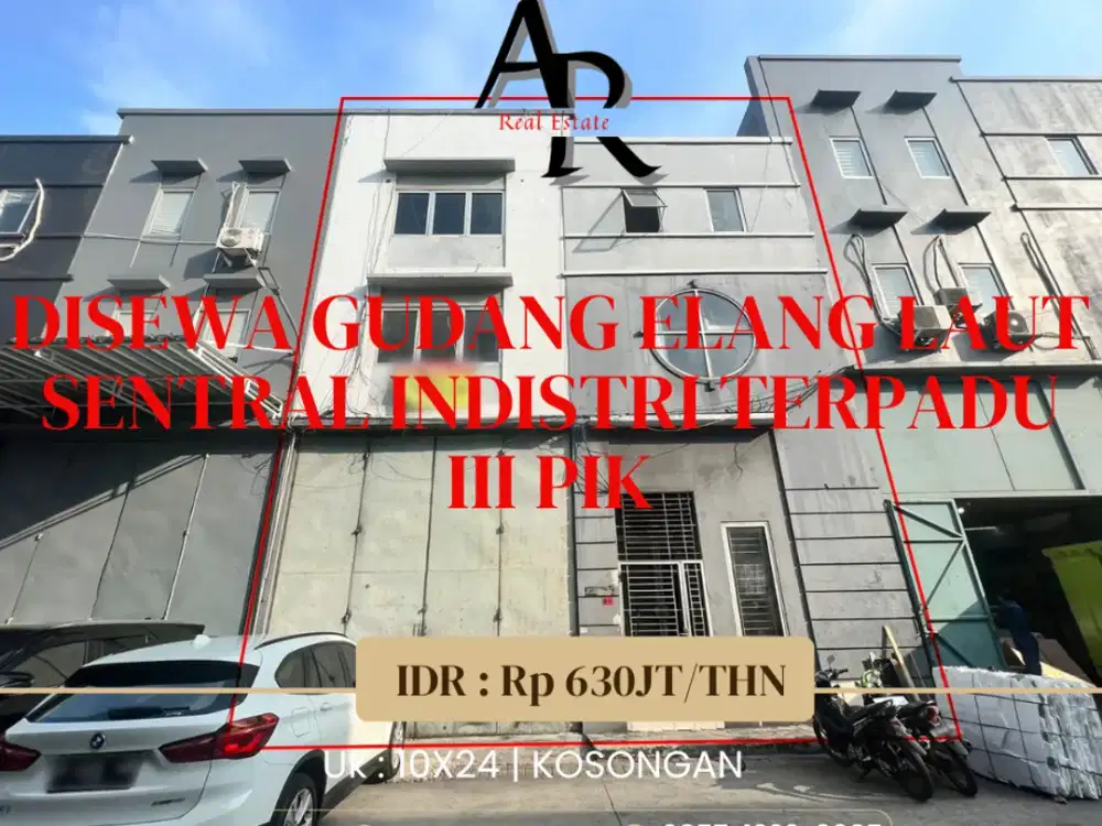 Disewakan Gudang Elang Laut Sentra Industri Terpadu III PIK