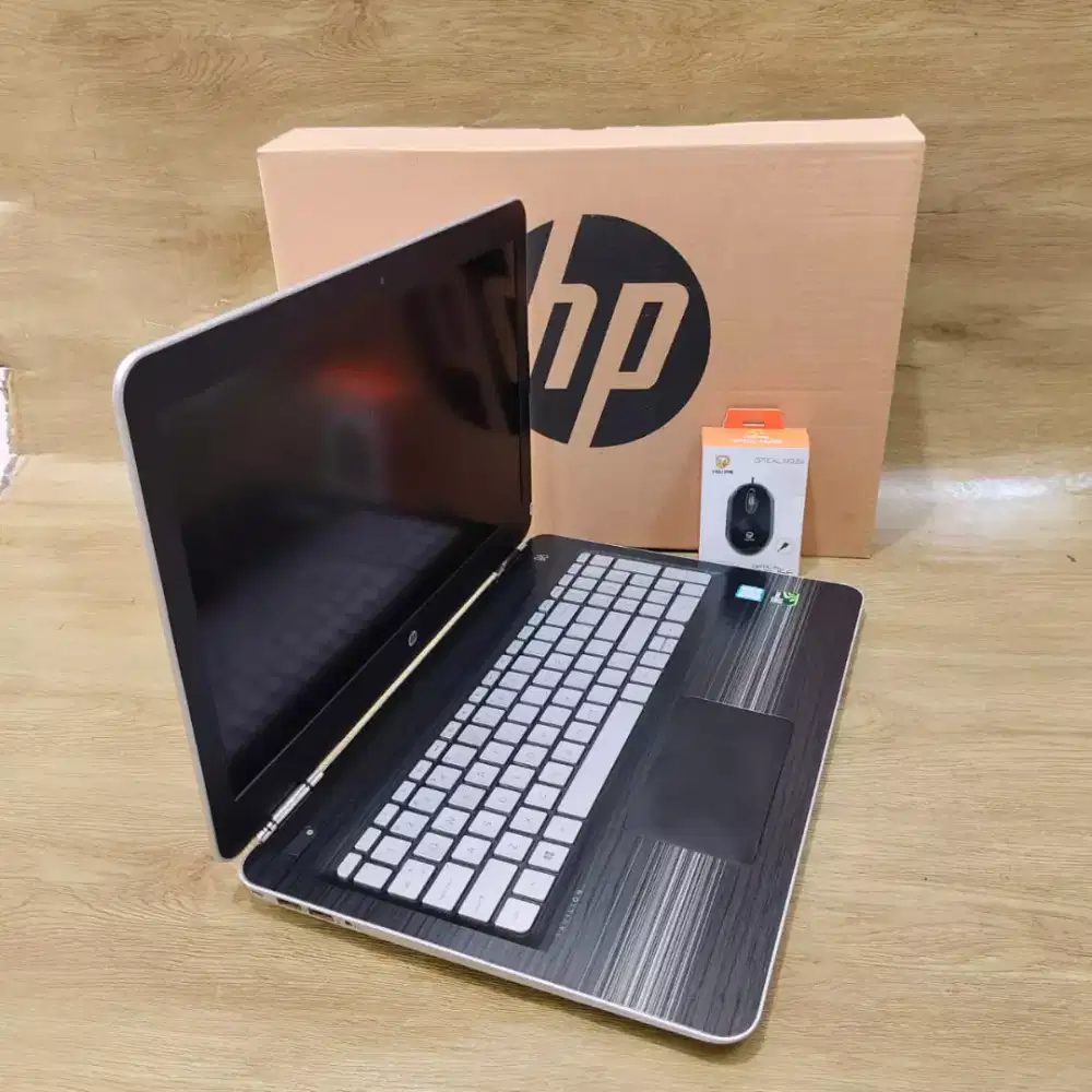 Laptop Gaming Hp Pavilion Core i7 Gen 7 Dual VGA Ram 16GB Siap pakai